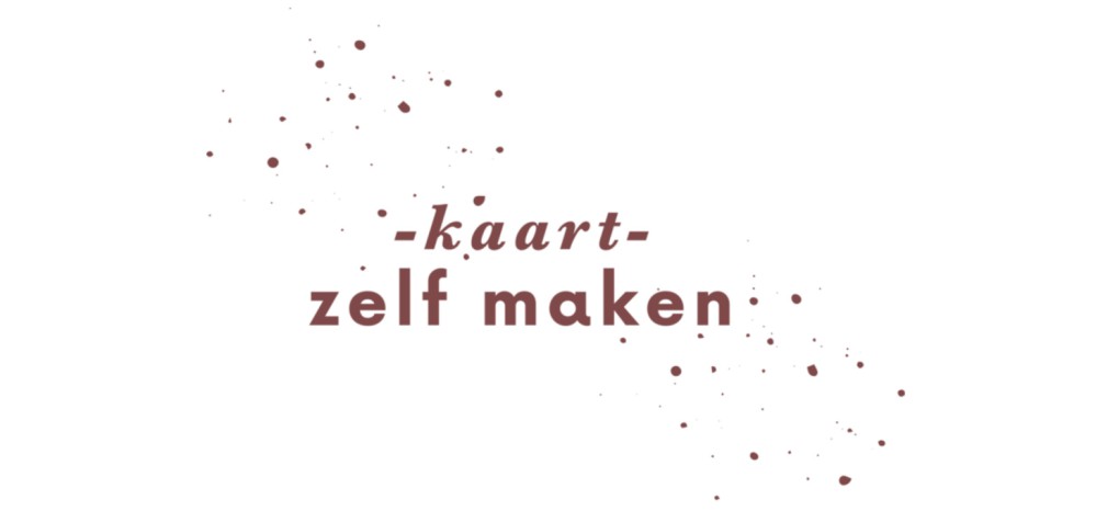 Kaart liggend zelf maken