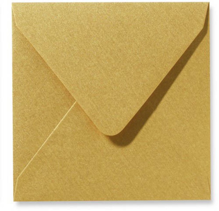 Envelop 14x14 goud