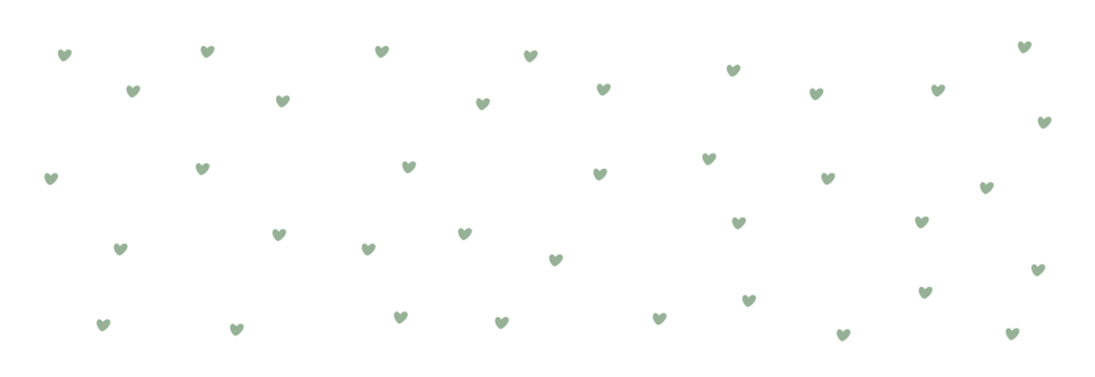 Adresetiket hartjes bladeren