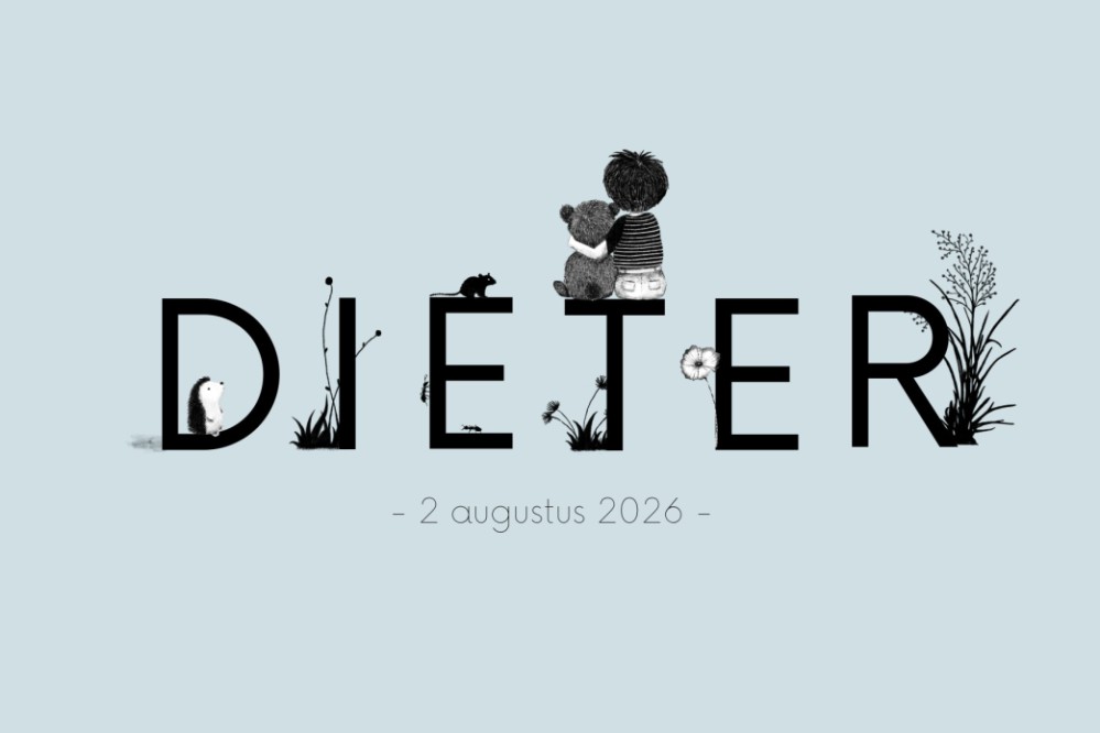 Geboortekaartje jongensnaam