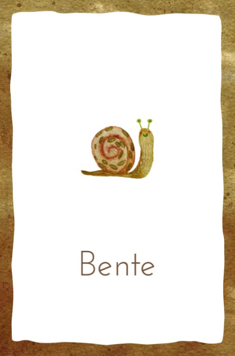 Geboortekaartje slak