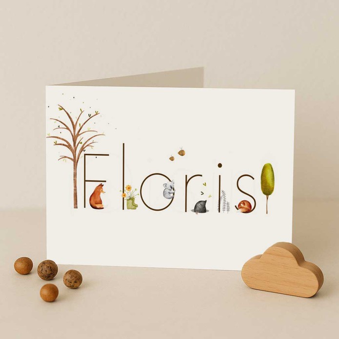 Geboortekaartje naam