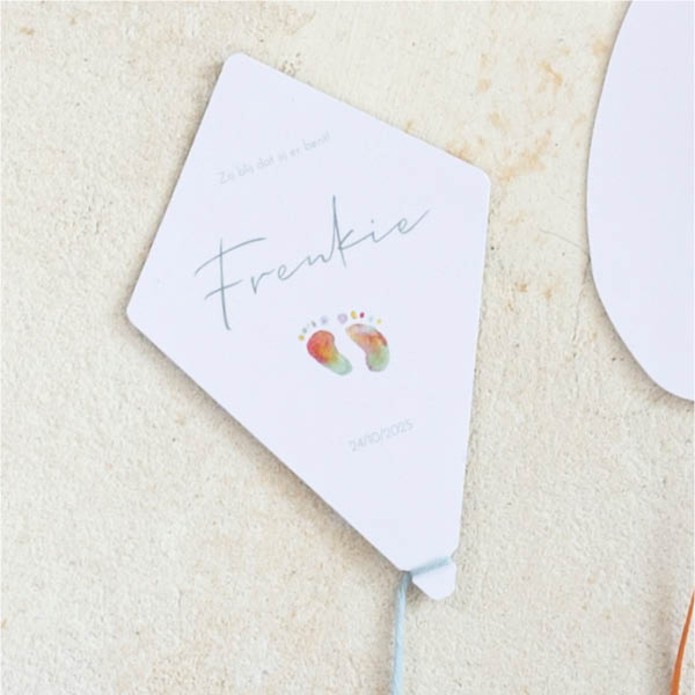 Geboortekaartje vlieger