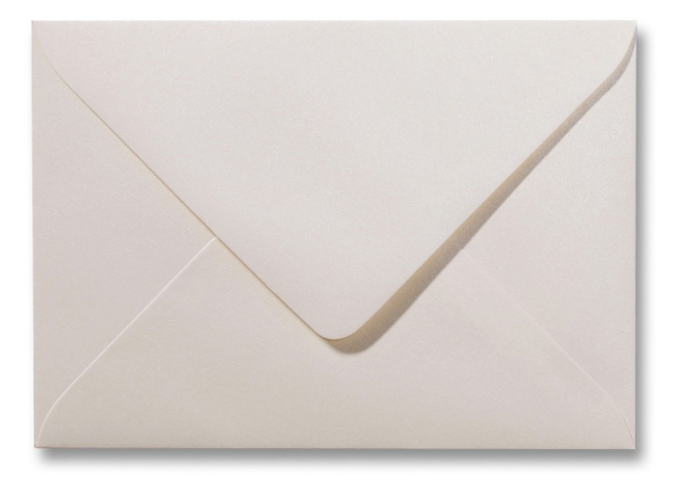 Envelop 15x22 metallic ivory - op bestelling
