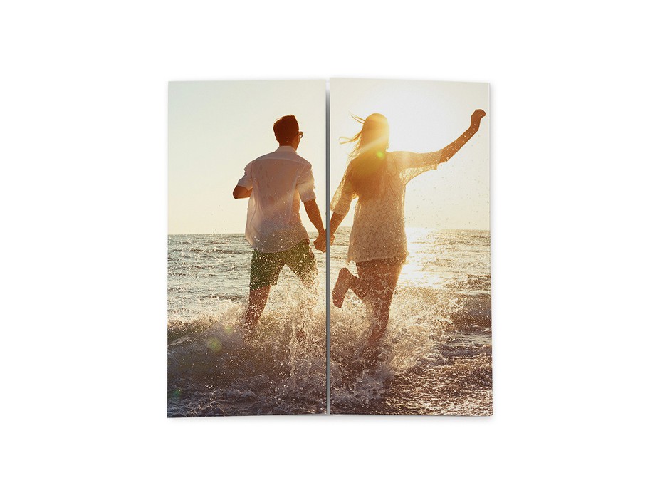 Trouwkaart vierkant luikvouw