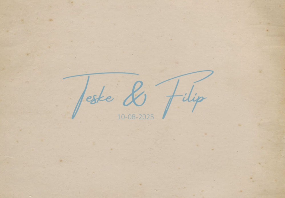 Save the date zee liefde 15x10 enkel