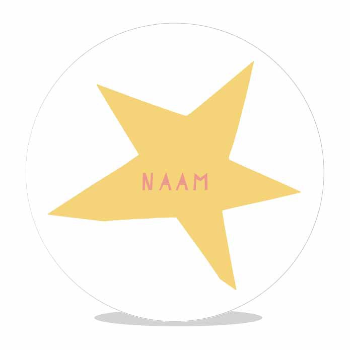 Sluitsticker Ster PS