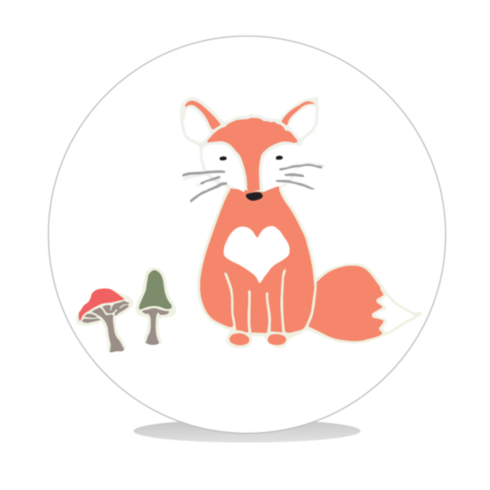 Sluitsticker Vosje - DIY