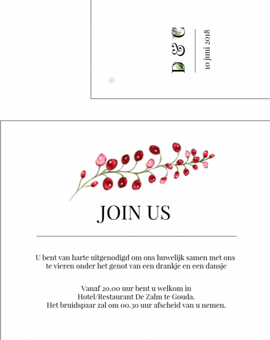 Styled bijproduct Typografie wilde bloemen