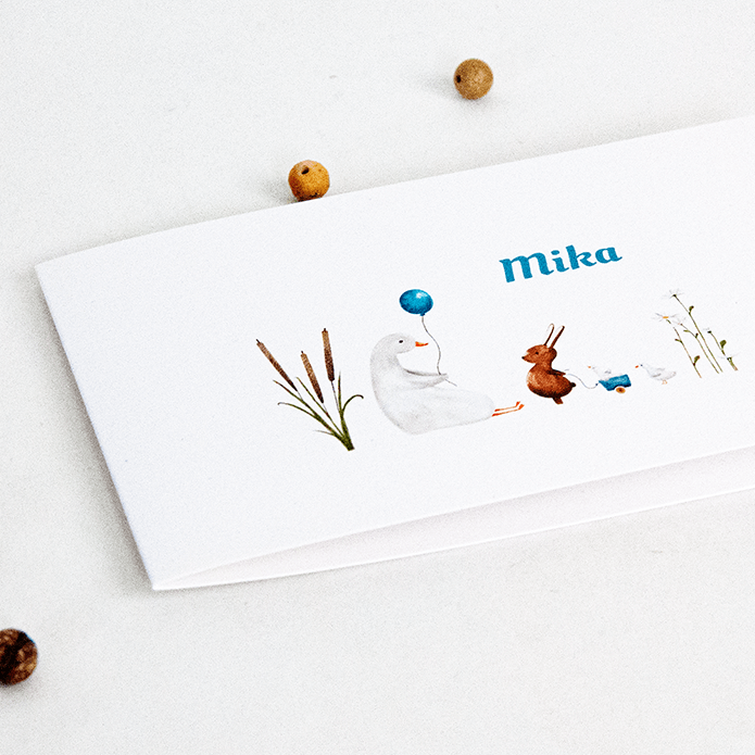 Geboortekaartje gans