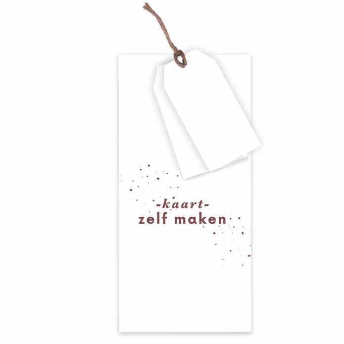 Kaart met tags zelf maken