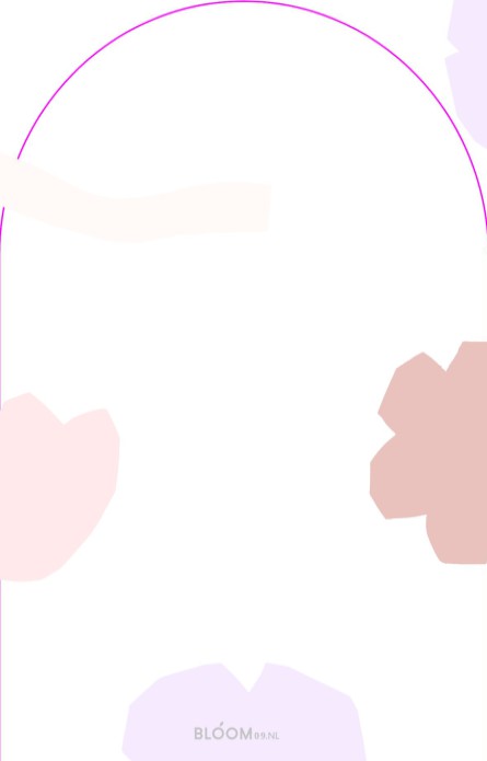 Trouwkaartje boogvorm